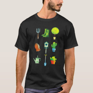 T-shirt Jardinage 4\Outils de plantation de jardin Jardini