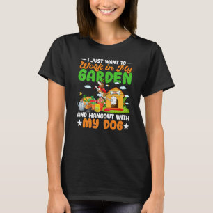 T-shirt Jardinage Chien Jardinier Jardin Animal de compagn