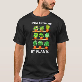 T-shirt Jardinage cool Facilement Distrait Par Plantes Gar