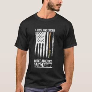 T-shirt Jardinage De L'ordre Et De La Pelouse Pour Jardini