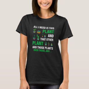 T-shirt Jardinage de plantes fleuriste jardinier