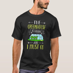 T-shirt Jardinage en serre plante jardinier débutant petit
