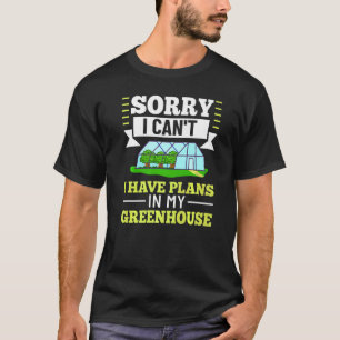 T-shirt Jardinage en serre plante jardinier débutant petit