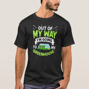 T-shirt Jardinage en serre plante jardinier débutant petit