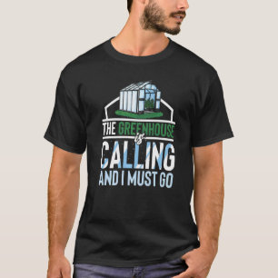 T-shirt Jardinage en serre plante jardinier débutant petit