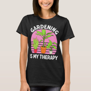 T-shirt Jardinage Jardinage Est Mon Thérapie Gardeners Jar