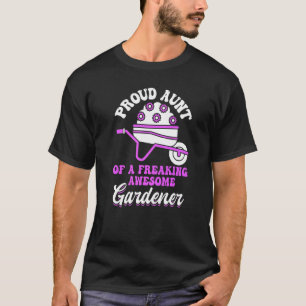 T-shirt Jardinage Jardinier Tante Jardin Aménagement Paysa