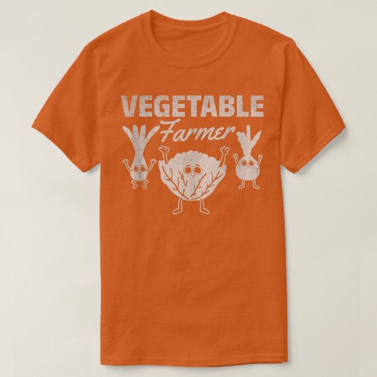 T-shirt Jardinage Légumes jardiner Funny Vegetable Farm (Design devant)