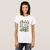 T-shirt Jardinage Poted Plante Pot Head (Devant entier)