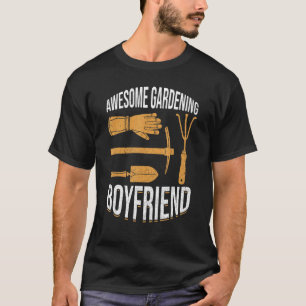 T-shirt Jardinage Pour Gardener Boyfriend Paysage Garde