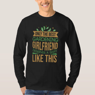 T-shirt Jardinage pour petite amie jardinière aménagement