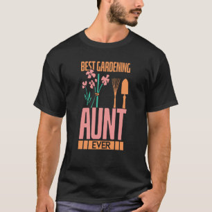 T-shirt Jardinage pour tante jardinier aménagement paysage