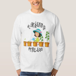 T-shirt Jardinage Princess Garden Girls Jeunes enfants