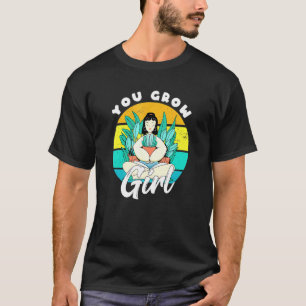 T-shirt Jardinage Rétro Puns Vous Grandissez Fille Dame Pl