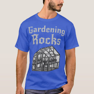 T-shirt Jardinage Rocks Gardener Lourd Rock Musicien