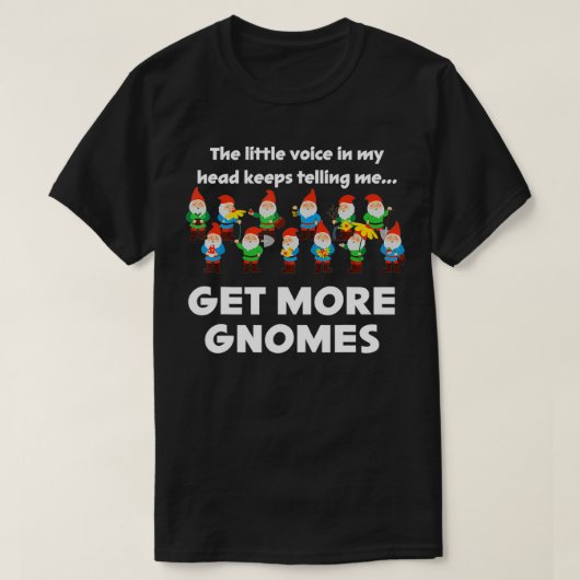 T-shirt Jardiner Gnomes Funny Garden Gnome pour jardiner (Design devant)