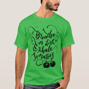 T-shirt Jardinier amateur de tomates cultivant des amis Fo
