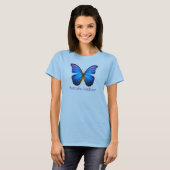 T-Shirt Jardinier de Papillons (Devant entier)