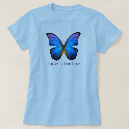 T-Shirt Jardinier de Papillons (Design devant)