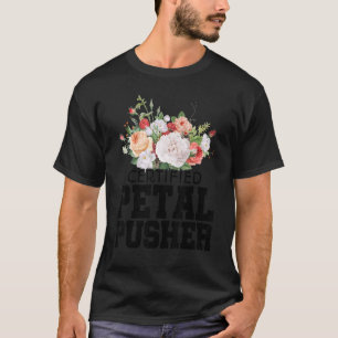 T-shirt Jardinier fleuriste certifié Pétal Pusher