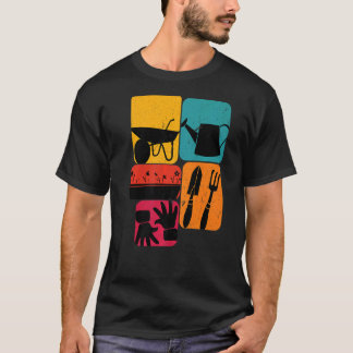 T-shirt Jardinier jardinier Retro