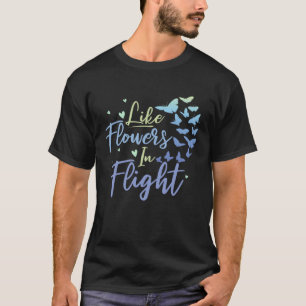 T-shirt Jardinier Monarch Jardin Fleurs Jardinage Papillon