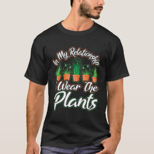 T-shirt Jardinier paysagiste Jeu de mots dans ma relation