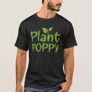 T-shirt Jardiniers amateurs paysagistes jardinage pavot
