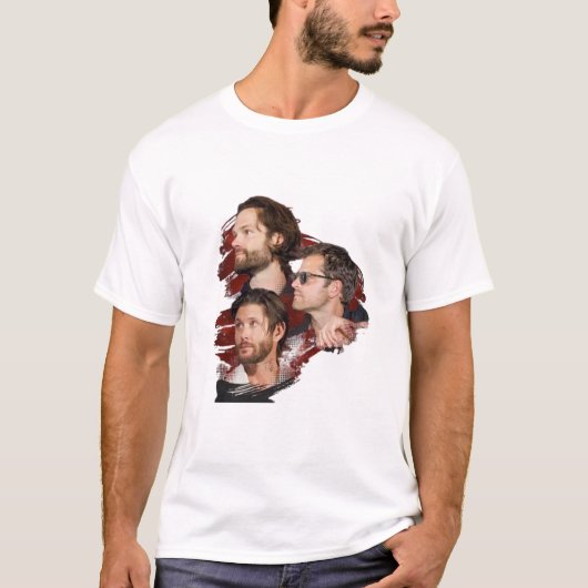 T-shirt "JARED, JENSEN, MISHA 2025" (Devant)