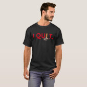 T-shirt J'arrête de fumer Cessez de fumer Non-fumeur Jour (Devant entier)