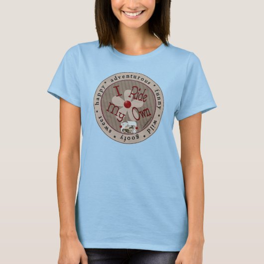 T-shirt J'Arrive Moi-Même - Cercle (Red Ringer) (Devant)