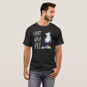 T-shirt J'Arrive Quand Je Pee Unicorn Farage 1 (Devant entier)