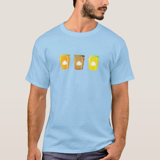 T-shirt Jars de miel (Devant)
