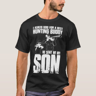 T-shirt J'Asket Dieu Meilleur Époux De Chasse Il M'A Envoy