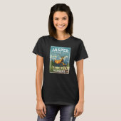 T-shirt Jasper National Park Deer Vintage Look   (Devant entier)
