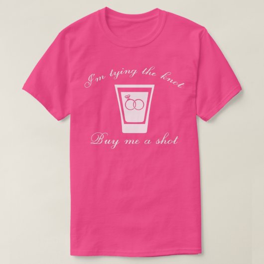 T-shirt J'Attache Le Nœud Payez-Moi Un Verre 1 (Design devant)