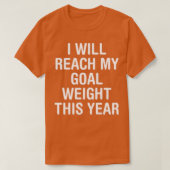 T-shirt J'Atteindrai Mon Objectif Cette Année (Design devant)