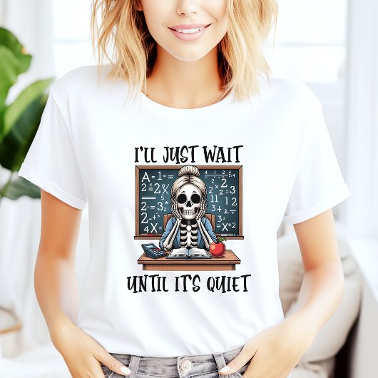 T-shirt J'attendrai juste que ce soit calme Professeur Hal