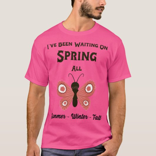 T-shirt J'Attends Le Printemps (Devant)