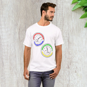 T-shirt Jauge de pression et de température de gaz industr