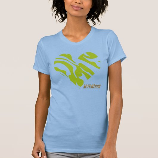 T-shirt Jaune 4 de zèbre (Devant)