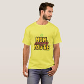 t-shirt jaune à demi-manches (Devant entier)