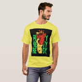 T-shirt jaune avec cœur (Devant entier)