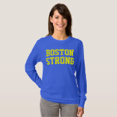 T-shirt Jaune bleu fort de Boston (Devant entier)