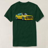 T-shirt Jaune bmw 1 (Design devant)