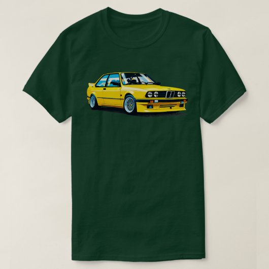 T-shirt Jaune bmw 1 (Design devant)