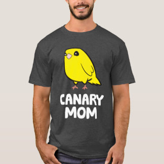 T-shirt Jaune Canary Bird Canary Famille Maman