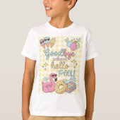 T-Shirt Jaune Caro Hello Pool Party (Devant)