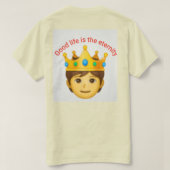 T-shirt jaune clair (Design dos)