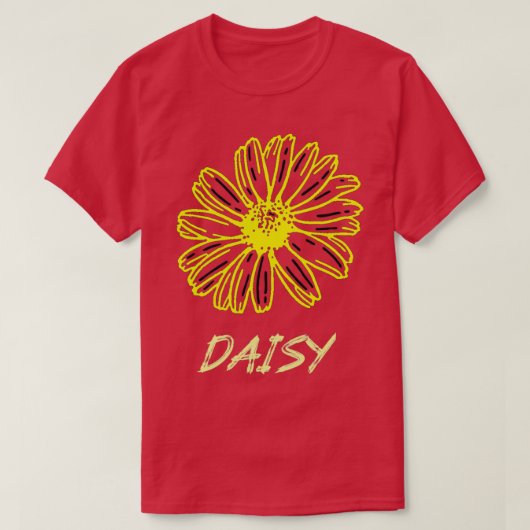 T-shirt jaune daisyjaune (Design devant)